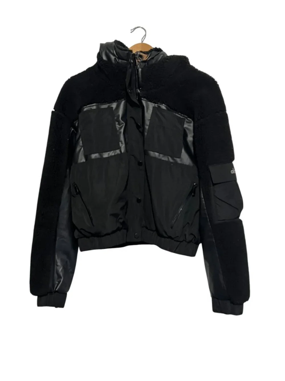 ALO Yoga Utility Gear Sherpa Jacket Women's Small Black